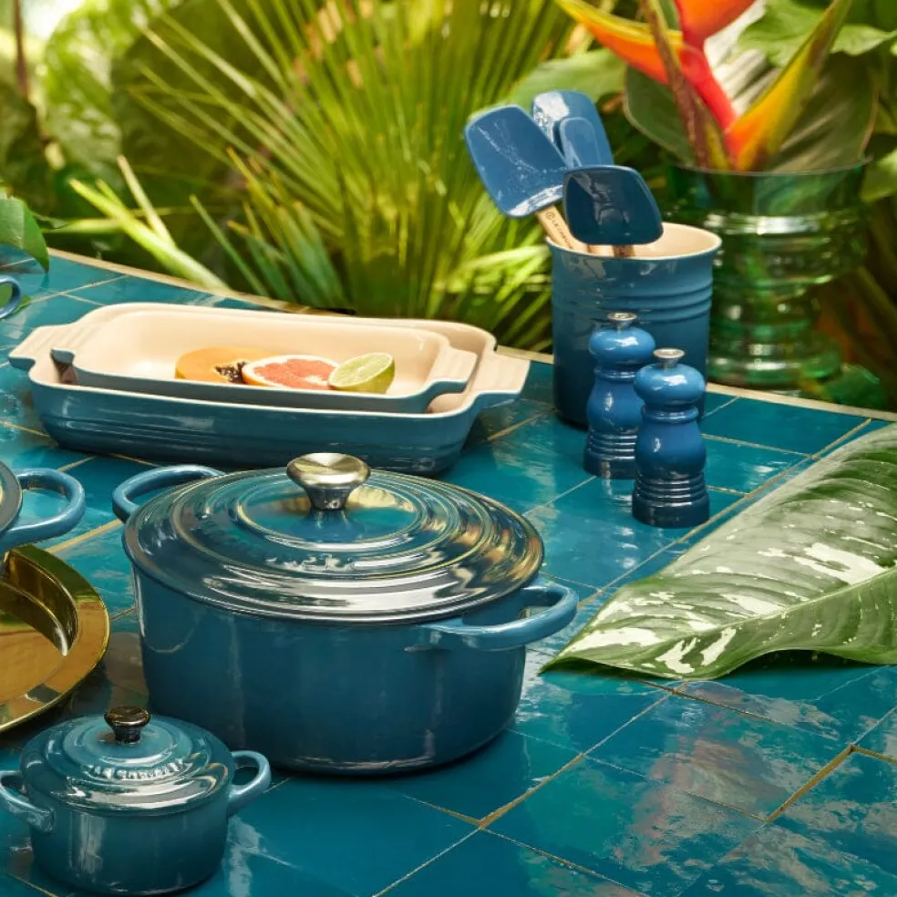 Le Creuset - Set van 2 Kleine Molens Deep Teal 11cm
