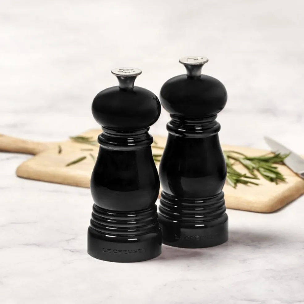 Le Creuset - Set van 2 Kleine Molens Ebbenzwart 11cm