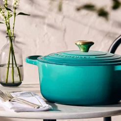 Le Creuset - Signature Braadpan - Bleu Riviera - 24 cm