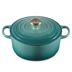 Le Creuset - Signature Braadpan - Bleu Riviera - 24 cm