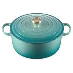 Le Creuset - Signature Braadpan - Bleu Riviera - 28 cm