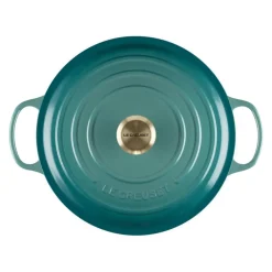 Le Creuset - Signature Braadpan - Bleu Riviera - 28 cm