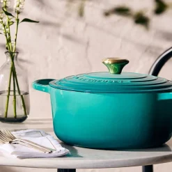 Le Creuset - Signature Braadpan - Bleu Riviera - 28 cm