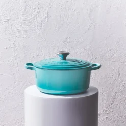 Le Creuset - Signature Braadpan Caribbean Blauw 20 cm