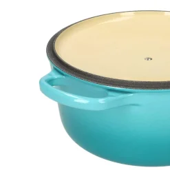 Le Creuset - Signature Braadpan Caribbean Blauw 24 cm