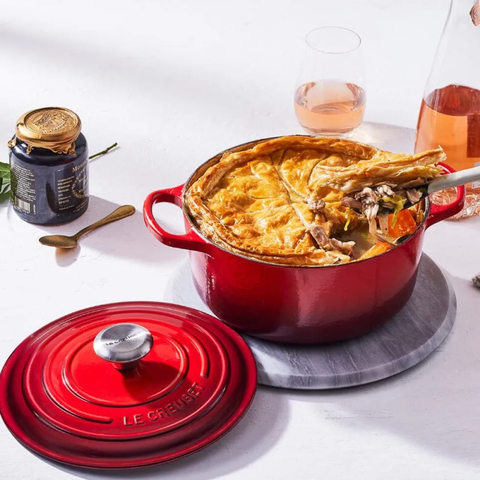 Le Creuset - Signature Braadpan Kersenrood 18 cm
