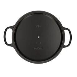 Le Creuset - Signature Braadpan Mat Zwart 26 cm (zwart interieur)