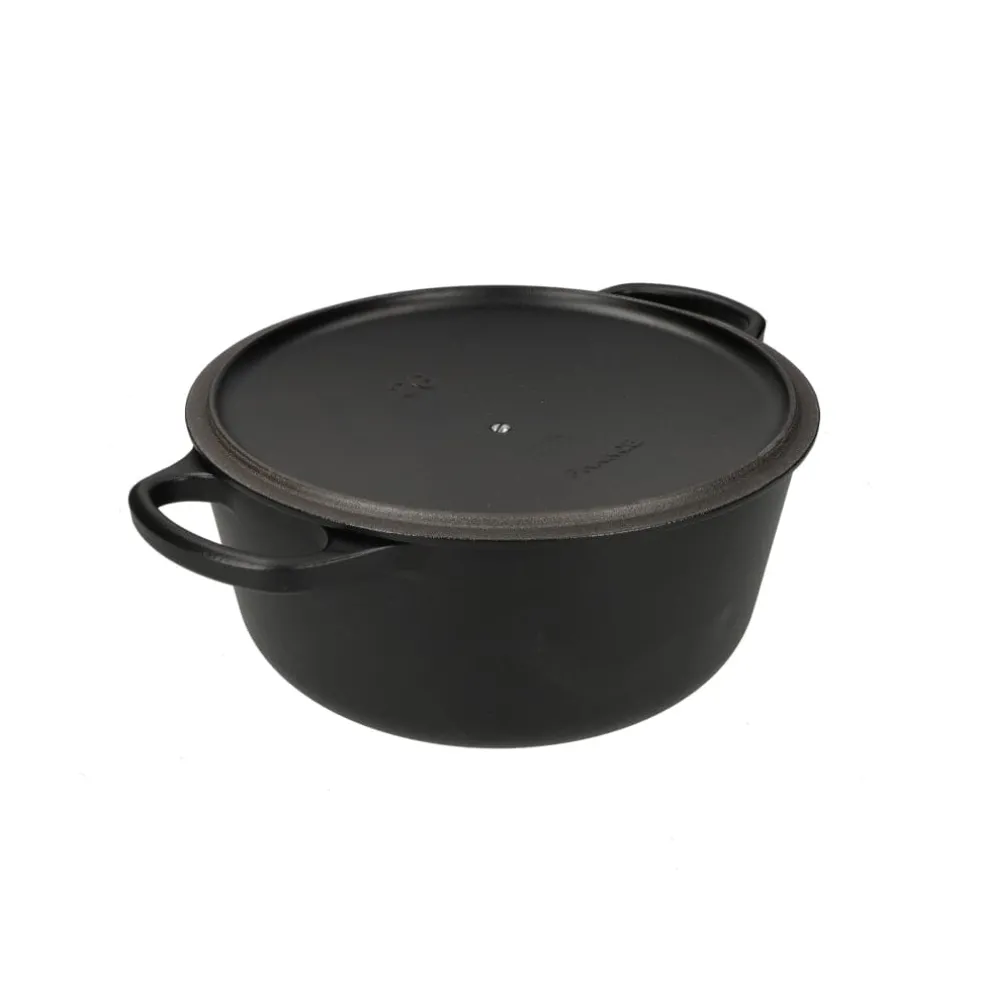 Le Creuset - Signature Braadpan Mat Zwart 26 cm (zwart interieur)