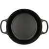 Le Creuset - Signature Braadpan Mat Zwart 28 cm (zwart interieur)