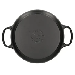 Le Creuset - Signature Braadpan Mat Zwart 28 cm (zwart interieur)