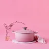 Le Creuset - Signature Braadpan Shell Pink 24 cm