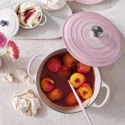 Le Creuset - Signature Braadpan Shell Pink 24 cm