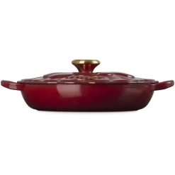 Le Creuset - Signature Campagnard Braadpan Bloesem - Garnet - 26 cm