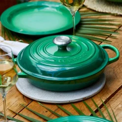 Le Creuset - Signature Campagnard Braadpan Bamboo 30 cm