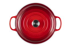 Le Creuset - Signature Campagnard Braadpan Kersenrood 30 cm