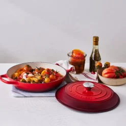Le Creuset - Signature Campagnard Braadpan Kersenrood 30 cm