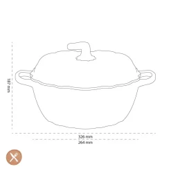 Le Creuset - Signature Pompoen Braadpan Oranjerood 24 cm