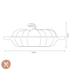 Le Creuset - Signature Pompoen Campagnard - Thyme - 28 cm