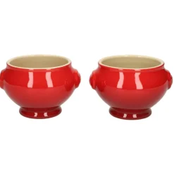 Le Creuset - Soepkommen set van 2 Kersenrood 11cm 0,6l