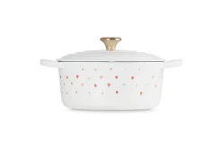 Le Creuset - Stoofpan Rond met Hartmotief in Geëmailleerd Gietijzer