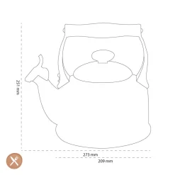 Le Creuset - Tradition Fluitketel Azure 2,1l