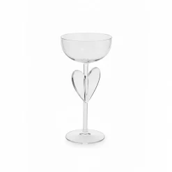 Lepelclub - Chamapgne Coupe - Hart - Transparant
