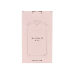 Lepelclub - Chamapgne Coupe - Hart - Transparant
