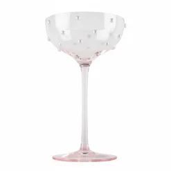 Lepelclub - Champagne Coupe - Parel - Roze