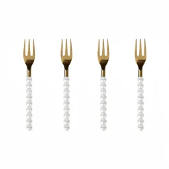 Lepelclub - Gebaksvorkjes - Parel - Set Van 4