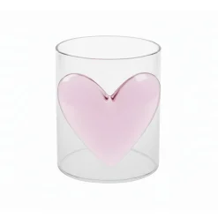 Lepelclub - Glas Hart - Roze