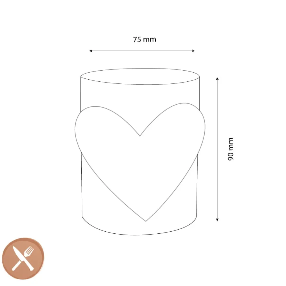 Lepelclub - Glas Hart - Transparant