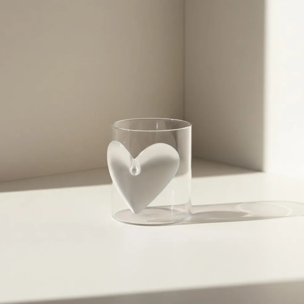 Lepelclub - Glas Hart - Transparant
