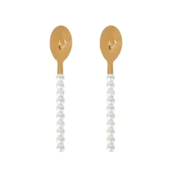 Lepelclub - Koffielepels - Parel - Set Van 2