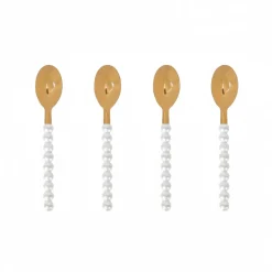 Lepelclub - Koffielepels - Parel - Set Van 4