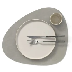 Lind DNA - Placemat Curve L Nupo Lichtgrijs