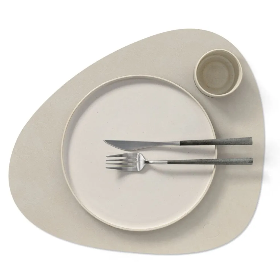 Lind DNA - Placemat Curve L Nupo Oester Wit