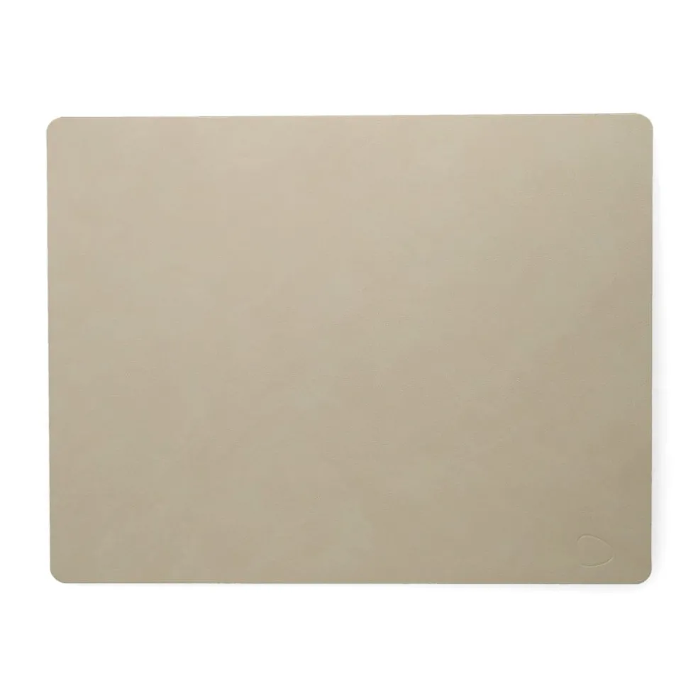Lind DNA - Placemat Vierkant L Nupo Oester Wit