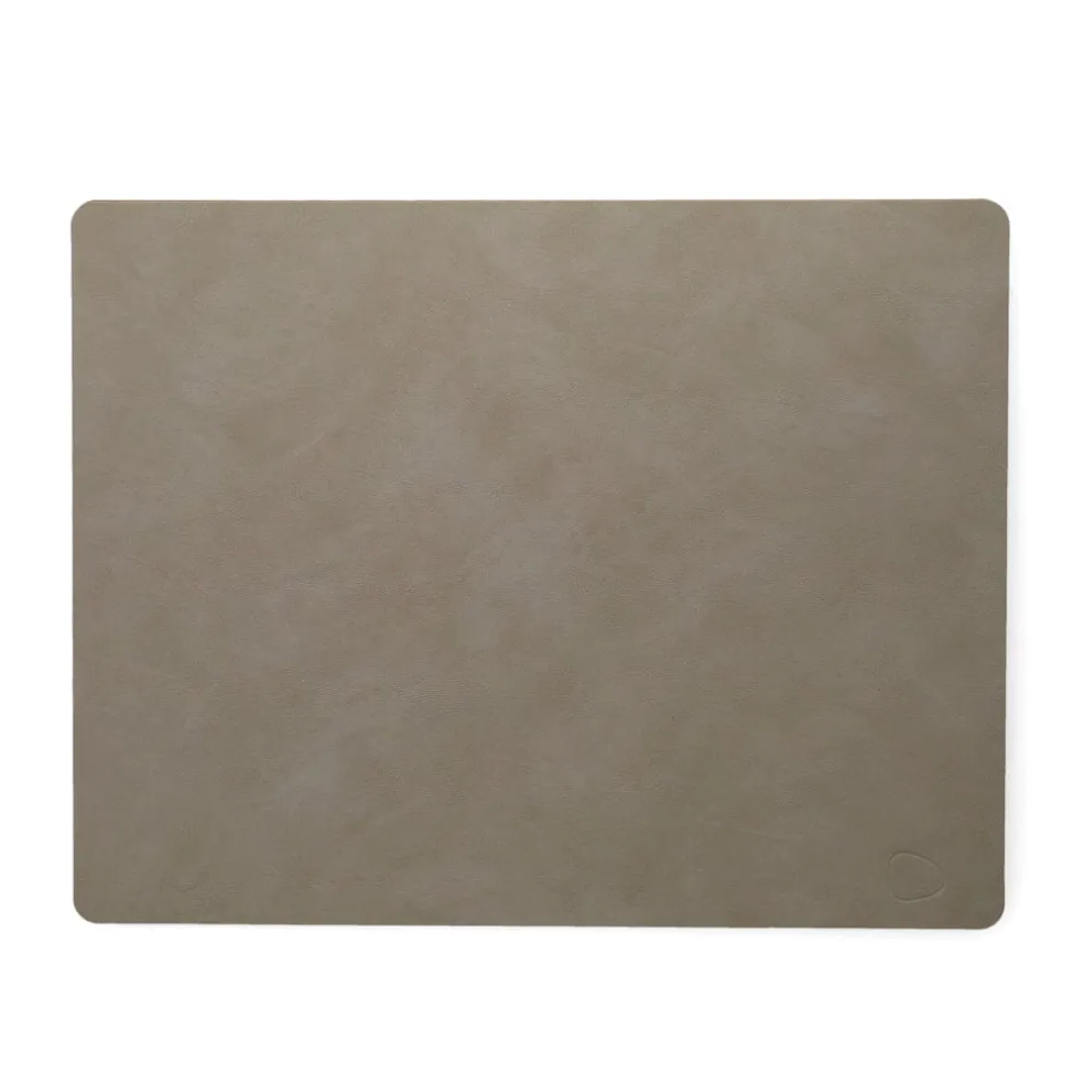 Lind DNA - Placemat Vierkant L Nupo Lichtgrijs