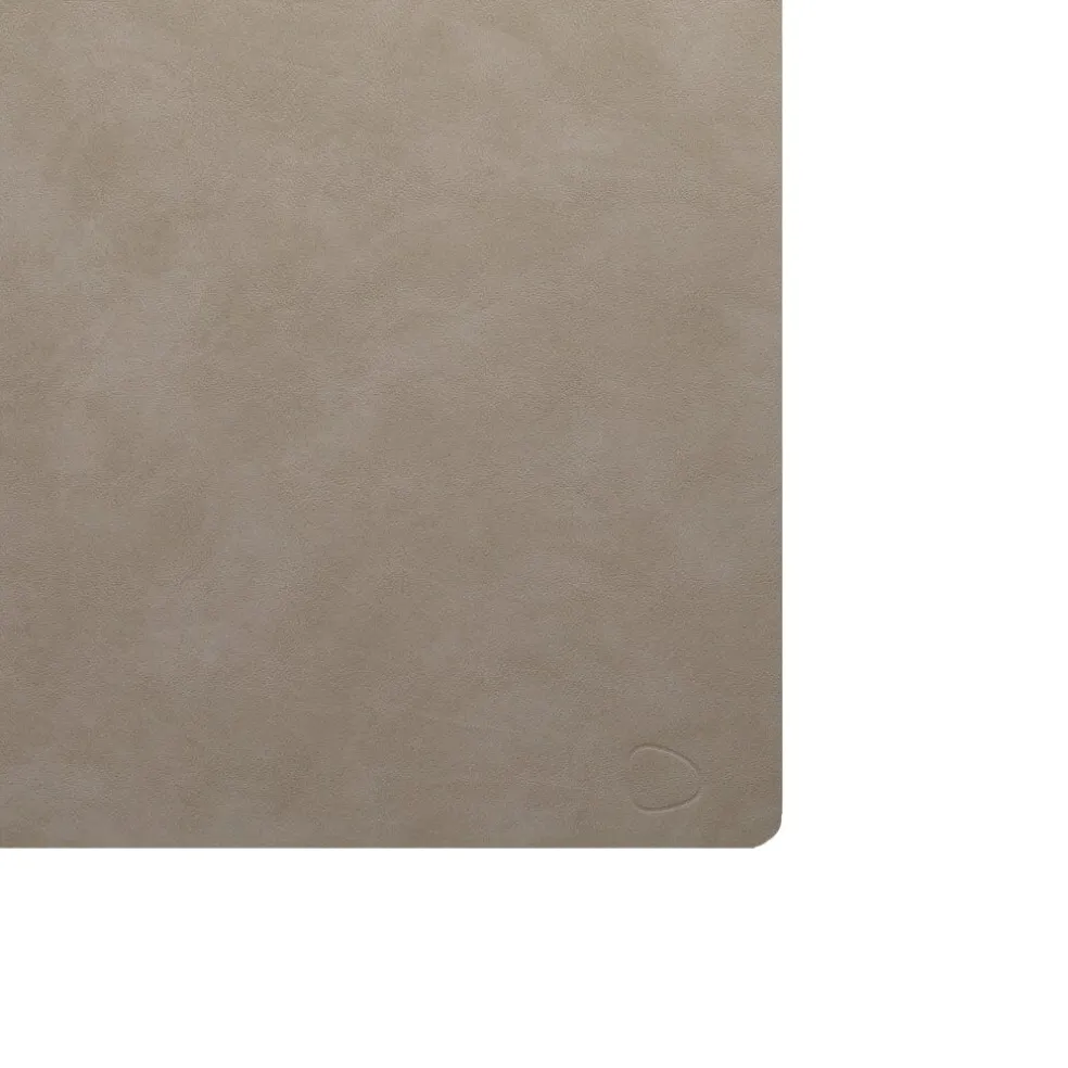Lind DNA - Placemat Vierkant L Nupo Lichtgrijs