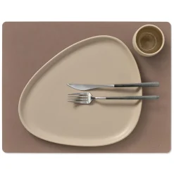 Lind DNA - Placemat Vierkant L Nupo Truffel
