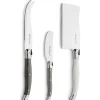 Lou Laguiole - Tradition 3-delige Kaasmessen set - Peper/Parel/Taupe