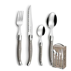 Lou Laguiole - Tradition 24-delige Bestekset - Taupe