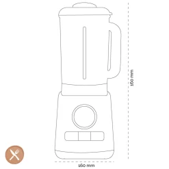 Magimix - Blender Power 4 Mat Chroom