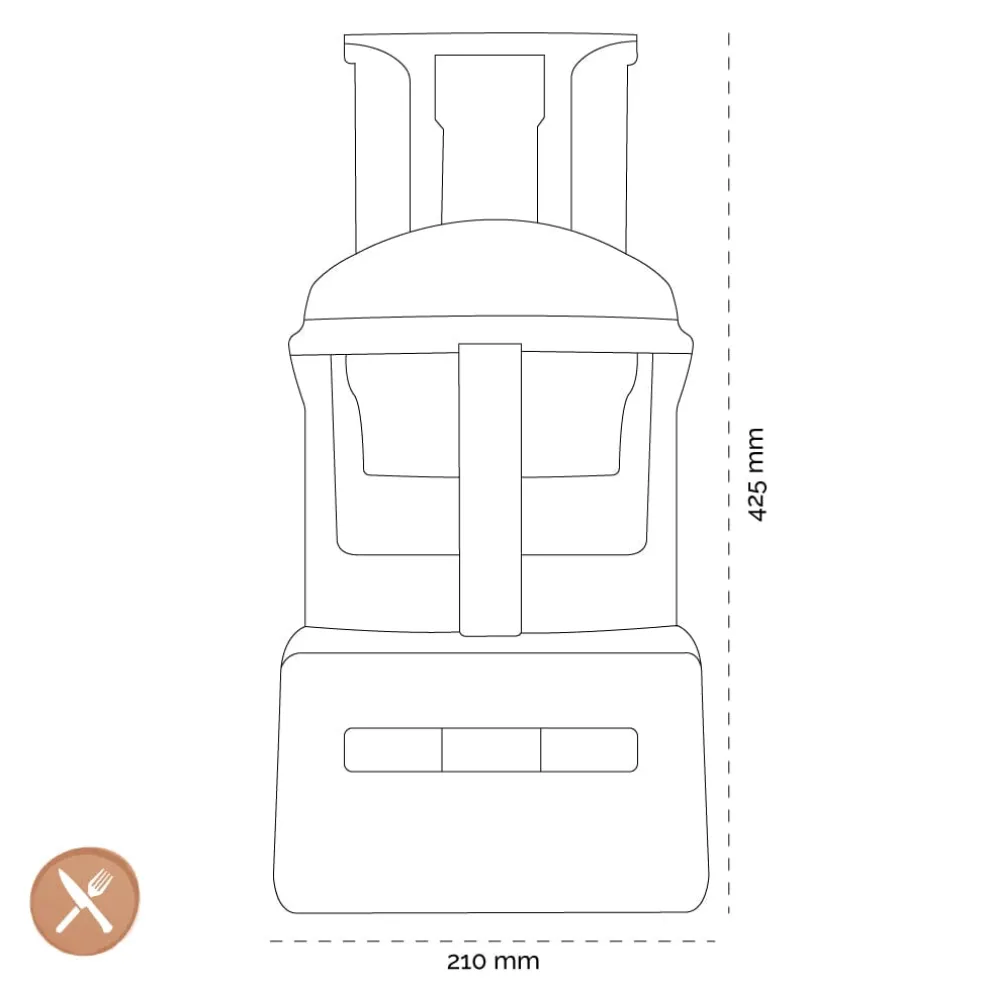 Magimix - CS 4200 XL Foodprocessor Mat Chroom