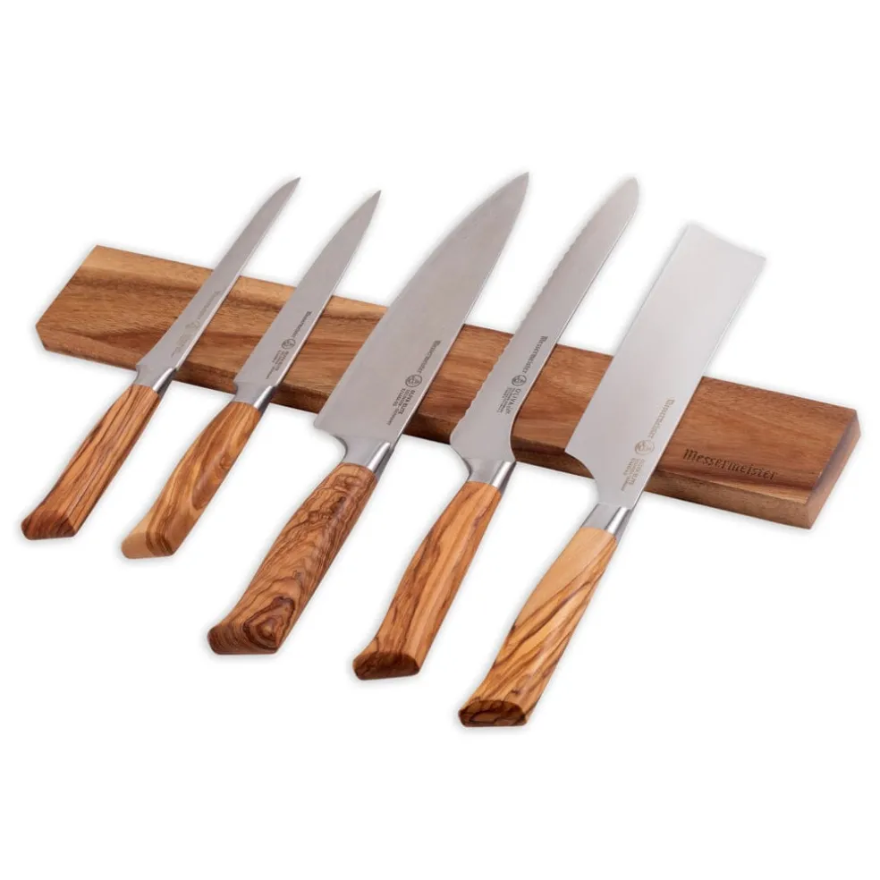 Messermeister - 45 cm acaciahouten messen magneetstrip