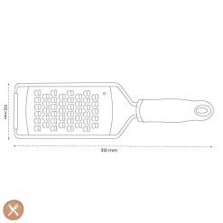 Microplane - Gourmet Rasp extra grof/extra breed - Zwart