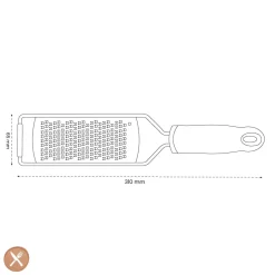 Microplane - Gourmet Rasp Grof - Zwart