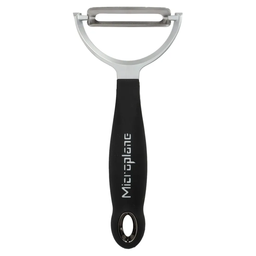 Microplane - Professional Dunschiller Y-model Glad - Zwart