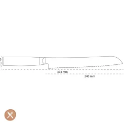 Miyabi - 5000FCD Broodmes 240 mm