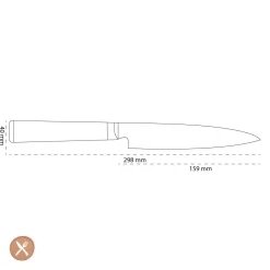 Miyabi - 5000MCD Chutoh 160 mm